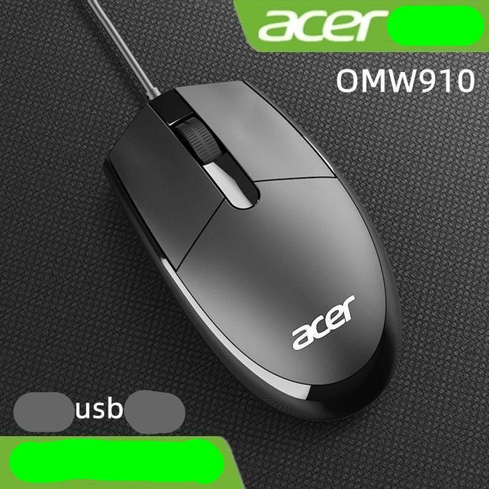 Acer OMW910 mouse on a textured black background