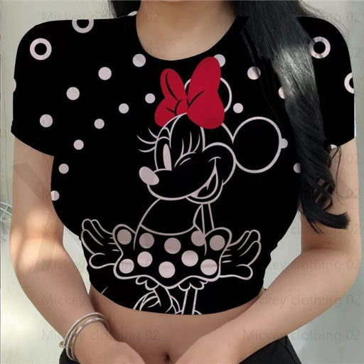 Dio Golden Disney Stitch Crop Top - Dio Kollections