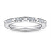 S925 Silver Women's Sterling Row Ring Same Row Diamond Zircon Women's Silver Ring Z+2 1/2 - Dio Kollections