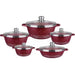 10-Piece Western-Style Non-Stick Marble Cookware Set - Dio Kollections