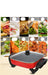 Electric hot pot with various food images and text on a white background