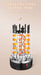 A stainless steel heating tube product shown on a beige background with orange arrows indicating airflow or heat circulation. The product consists of a black base, clear cylindrical tubes, and multiple black heating elements.