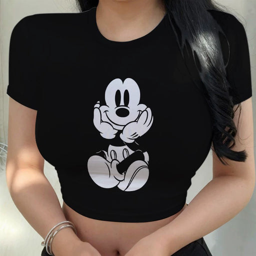 Dio Golden Disney Stitch Crop Top - Dio Kollections