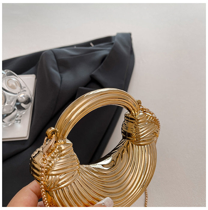 Clutch Bag Women Fashion Western Style Personality Trendy Handbag Crescent Bag