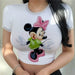 Dio Women's Charming Slim Cartoon Disney Printing Stitch Crop Top Fit T Shirt - Dio Kollections