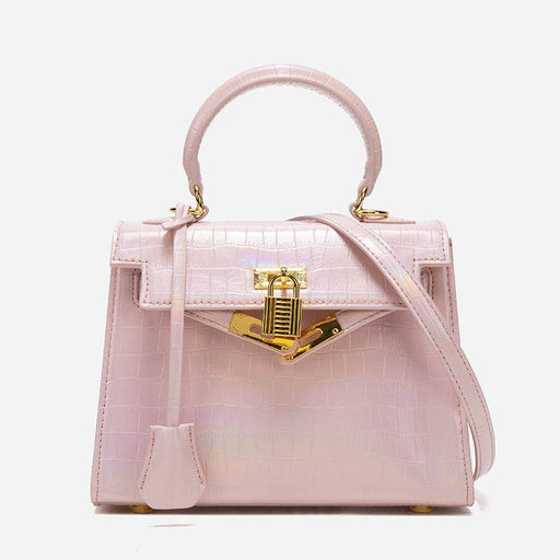 Dio Kelly Trapezoid Palm Print Handbag - Versatile Shoulder Bag - Dio Kollections