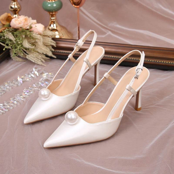 Elegant Pointed-Toe Stiletto Sandals for Women - Dio Kollections
