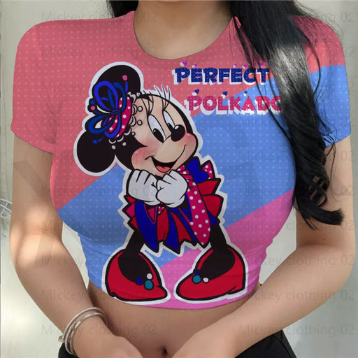 Dio Golden Disney Stitch Crop Top - Dio Kollections