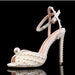 Dio Stylish Open Back Gladiator Wedding Shoe - Dio Kollections