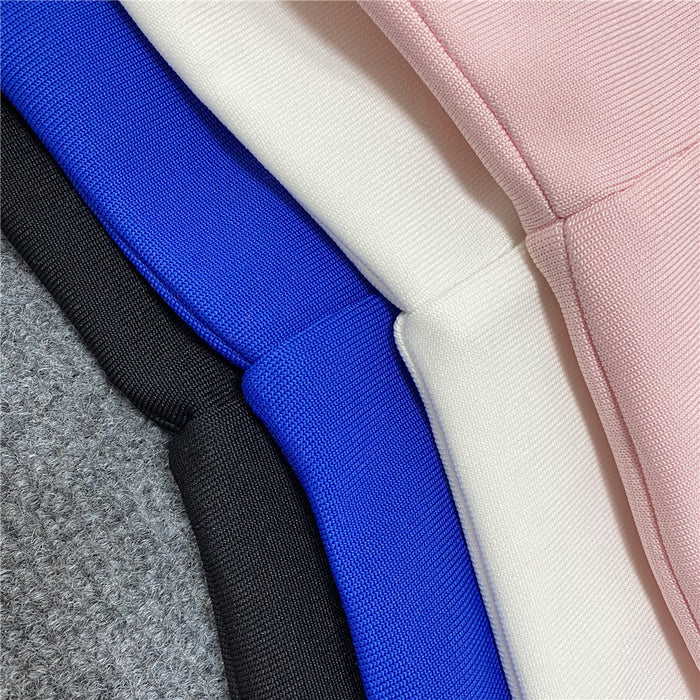 Strapless Tight Hip French Style Ladies Elegant Bandage Mesh Dress