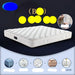 White mattress on a dark background