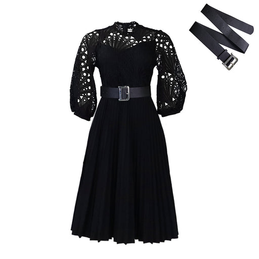 Dio Women's 2023 Summer Elegant High Waist Lace Bridesmaids Evening Party Dress - Dio Kollections