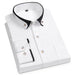 Men's Business Shirt Long Sleeve Non-Iron Four Sided Stretch Drill Buckle Shirt - Dio Kollections