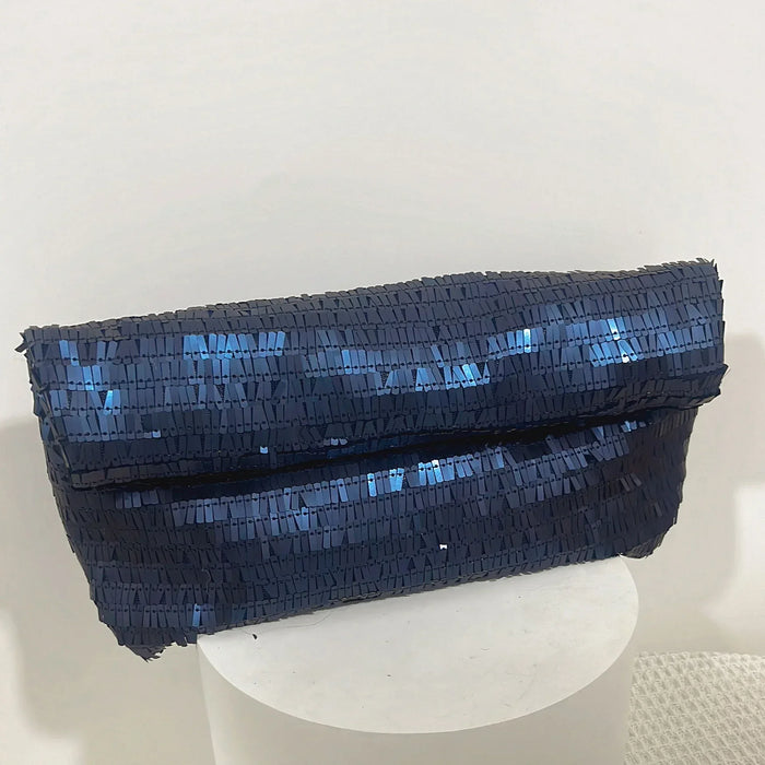 Ultra-Shiny Sequin Clutch Bags French Beaded Evening Handbags
