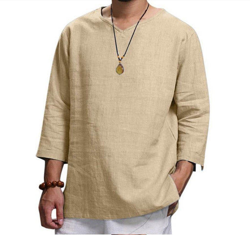 Dio Hot Style Men's Loose Solid Color Casual Plus Size Shirt - Dio Kollections