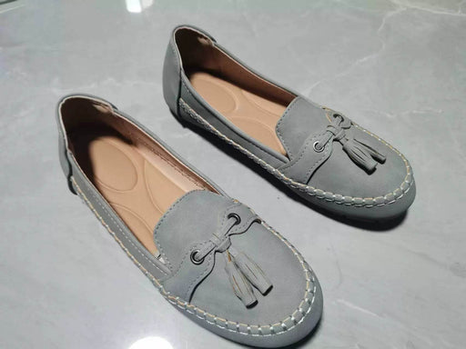 Dio Stitching Women's Flat Loafers Slip-on Beanie Shoes - Dio Kollections