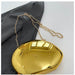 Trendy Oval Acrylic Box Bag with Chain Strap - Dio Kollections