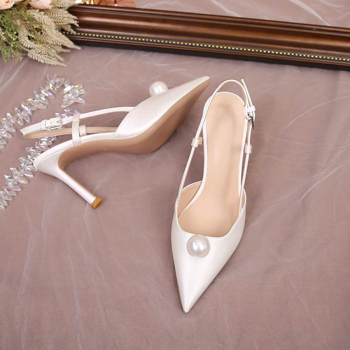 Elegant Pointed-Toe Stiletto Sandals for Women - Dio Kollections