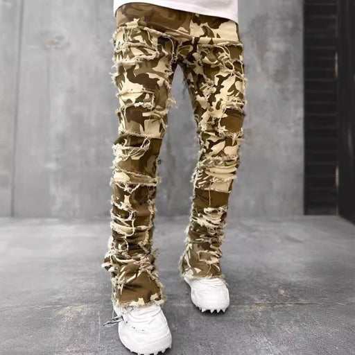 Dio New Men's Denim Straight Pants Street Fashion Stretch Straight Pants - Dio Kollections