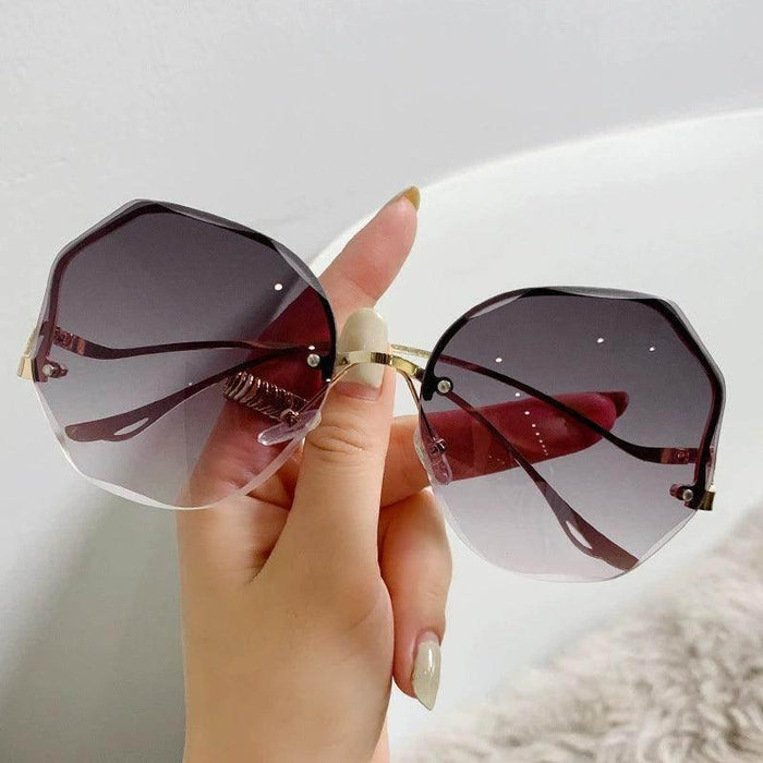 Dio Gradient Designer Vintage Pilot Retro Shades Cutting Lens Sunglasses - Dio Kollections