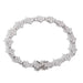 Floral Mixed Set Unisex Tennis Bracelet in Gold and Silver - Dio Kollections