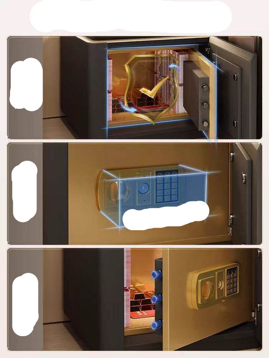 Smart Bedside Table Safe Integrated Bedroom Luxury Wireless Charging Storage Cabinet - Dio Kollections