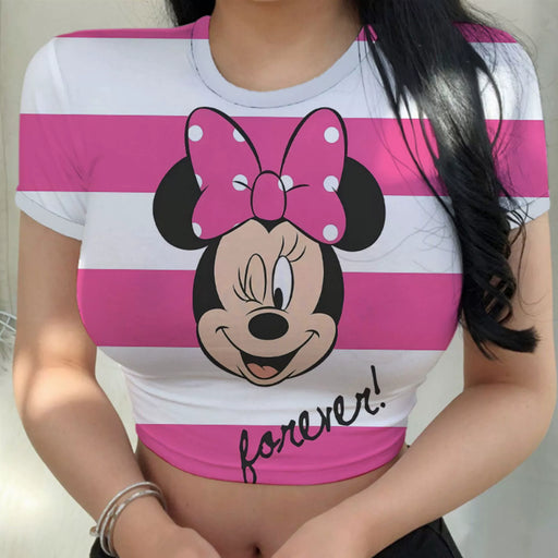 Dio Golden Disney Stitch Crop Top - Dio Kollections