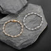 Floral Mixed Set Unisex Tennis Bracelet in Gold and Silver - Dio Kollections
