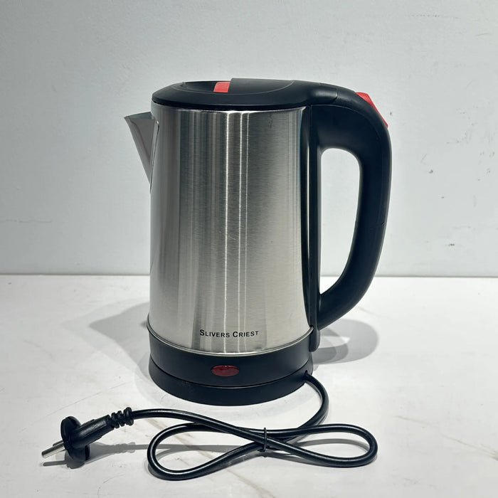 Silver Crest 2.3L Stainless Steel Electric Kettle with Auto Shut-off