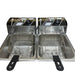 Multifunctional Double Cylinder Stainless Steel Electric Fryer - 25L Capacity - Dio Kollections