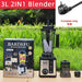 Commercial 3L High-Power 9500W 8 in 1 Stainless Steel Blender & Mixer - Dio Kollections