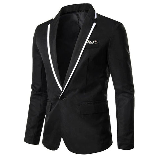 Dio One Button Blazer Slim Jacket Business Casual Wedding Groom Suit - Dio Kollections