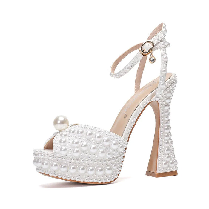 Dio Stylish Open Back Gladiator Wedding Shoe - Dio Kollections