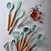 Dio 11pc Eco-Friendly Wooden Handle Silicone Utensil Set - Dio Kollections