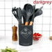 Dio 11pc Eco-Friendly Wooden Handle Silicone Utensil Set - Dio Kollections