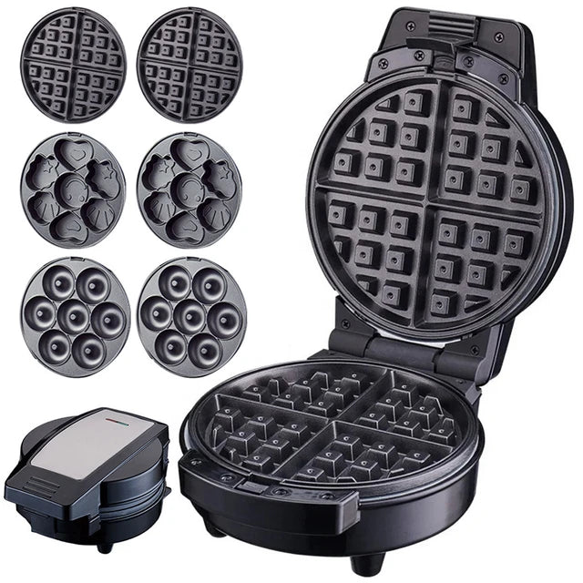 Dio 3 In 1 Electric Waffles Maker Bubble Egg Cake Oven Pan Eggette Machine Mini Waffle Pot Egg Cake Oven Breakfast Waffle Molds - Dio Kollections