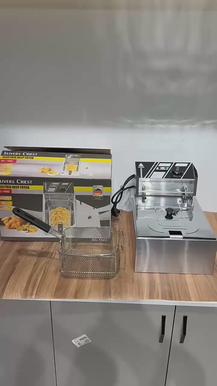 video of deep fryer