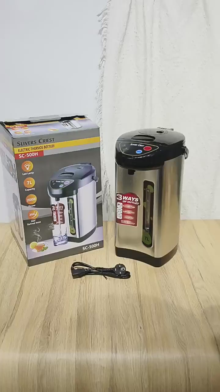 video of thermal insulated kettle