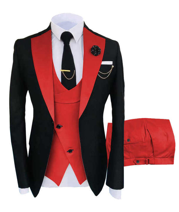 Dio High Quality Gentleman Personality 3pieces Multi-color Men Casual wedding Suits - Dio Kollections